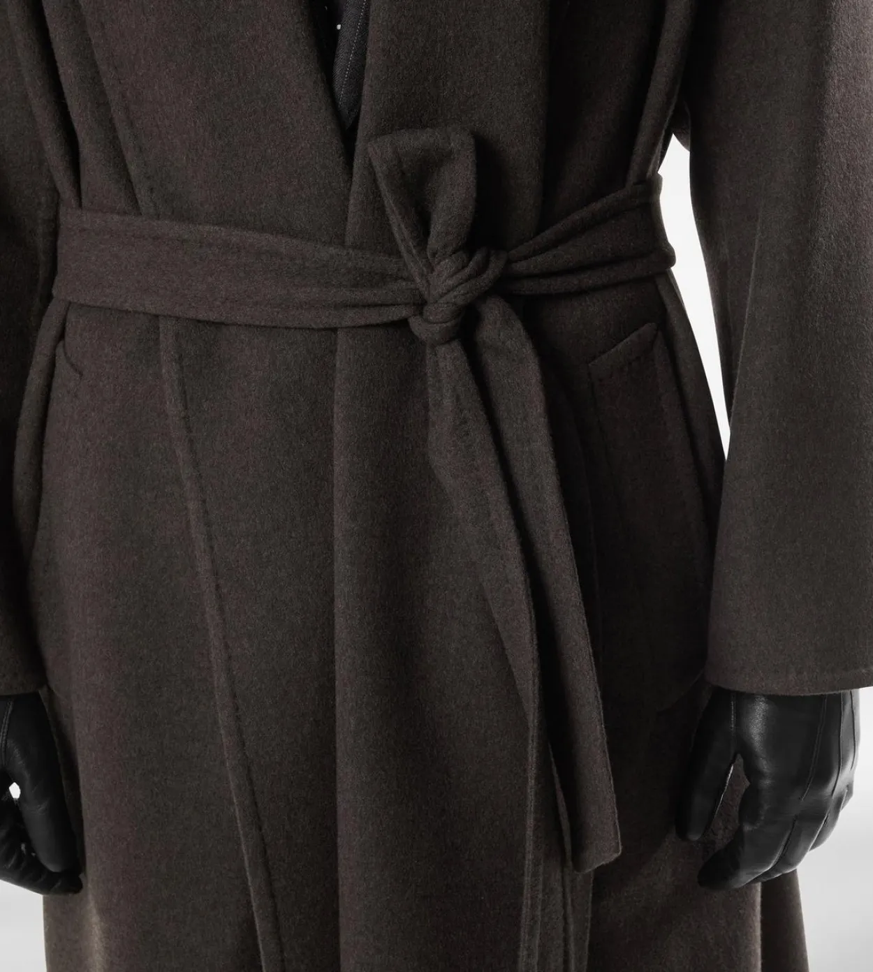 DOUBLE SPLITTABLE CASHMERE SHAWL COAT