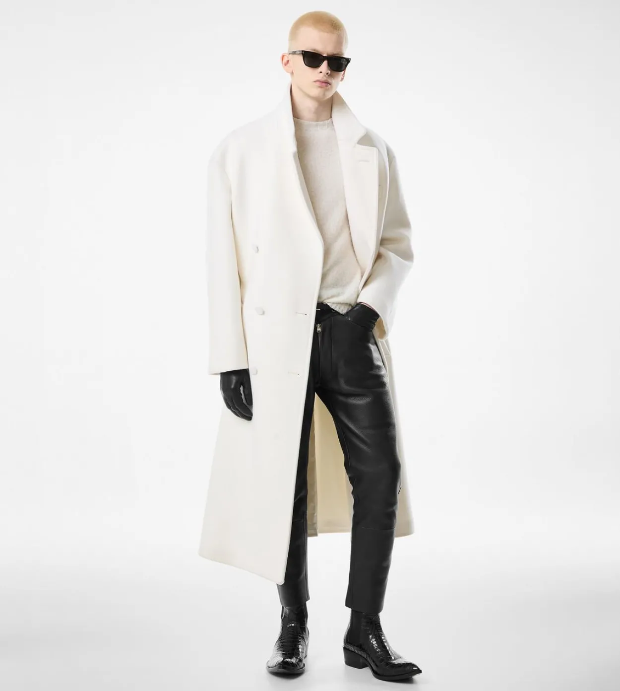 DOUBLE SPLITTABLE CASHMERE OVERCOAT