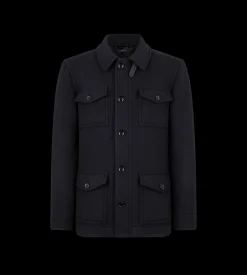 DOUBLE SPLITTABLE TWILL FOUR POCKET JACKET