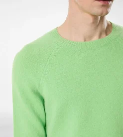 FELTED CASHMERE CREW NECK