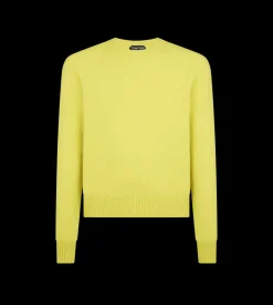 FELTED CASHMERE CREW NECK