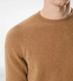 FELTED CASHMERE CREW NECK