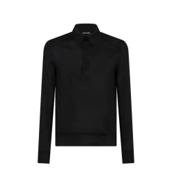 FINE GAUGE CASHMERE SILK POLO