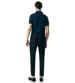 FINE GAUGE CASHMERE SILK POLO