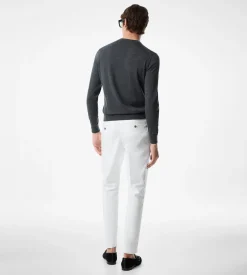 FINE GAUGE PURE WOOL CREW NECK