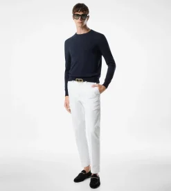 FINE GAUGE PURE WOOL CREW NECK