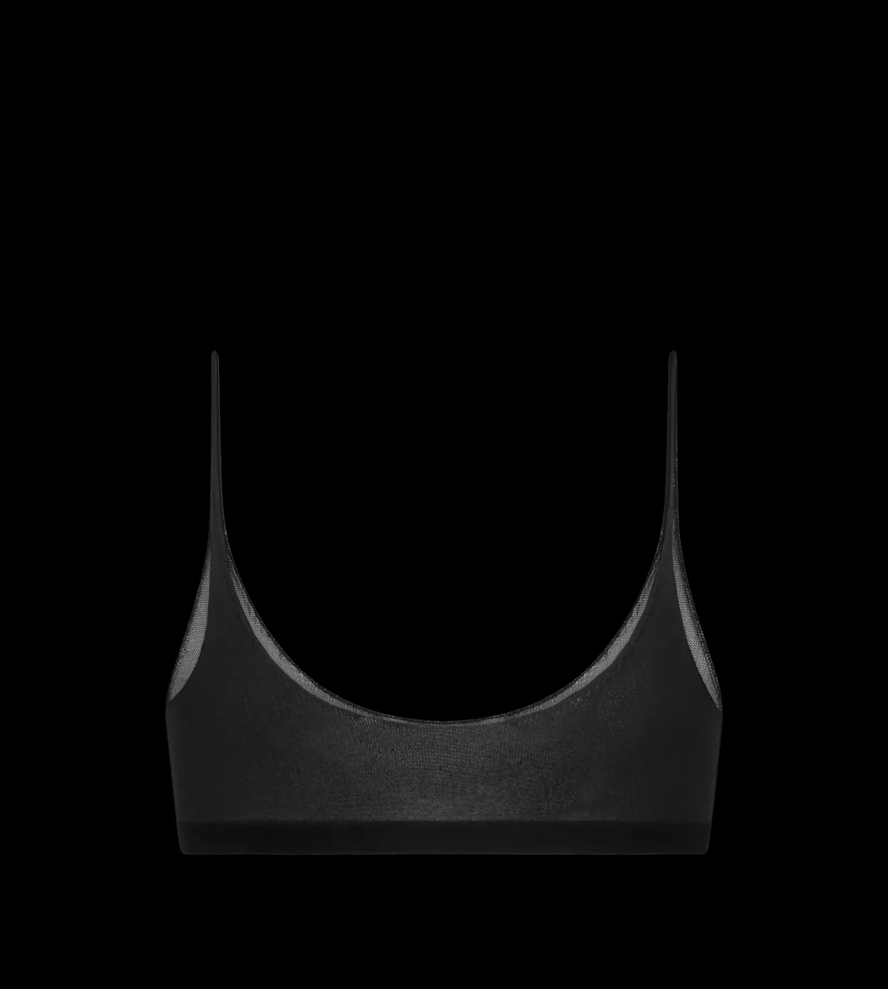 FINE SHEER KNIT BRALETTE