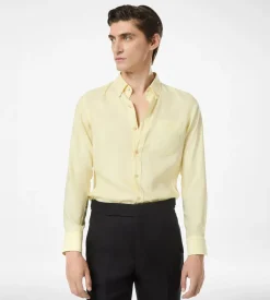 FLUID GABARDINE SLIM FIT SHIRT