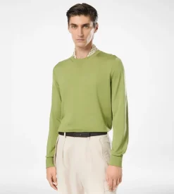 FLUID SILK CREW NECK