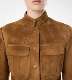 FULL GRAIN LAMB SUEDE OFFICER JACKET