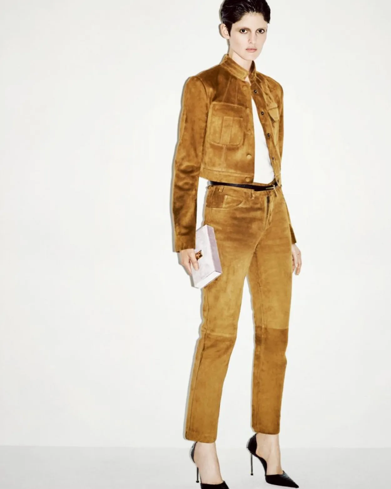 FULL GRAIN LAMB SUEDE OFFICER JACKET