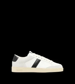 GRAIN LEATHER AND SUEDE BLAKE SNEAKER