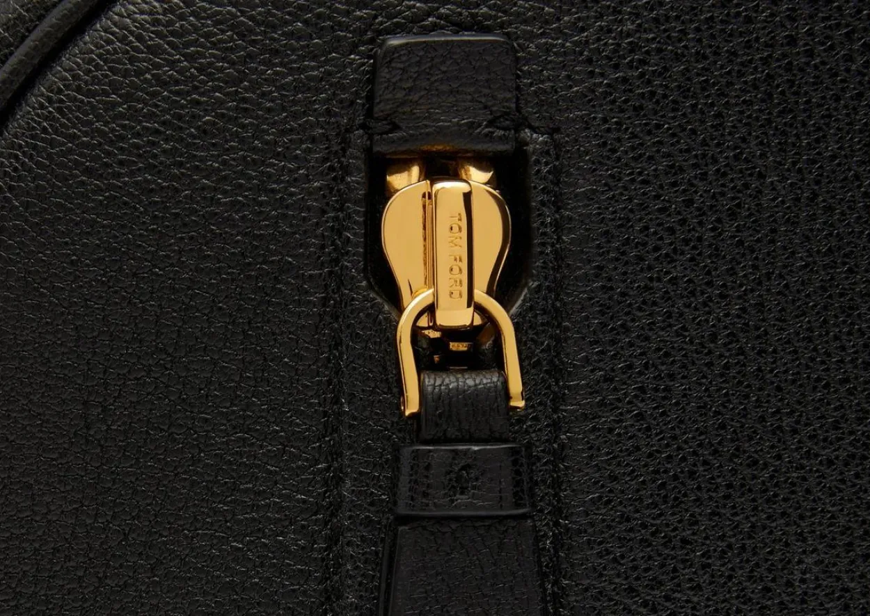 GRAIN LEATHER BUCKLEY BOWLING BAG