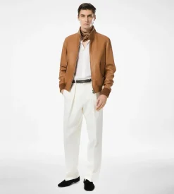 GRAIN LEATHER HARRINGTON