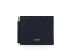 GRAIN LEATHER MONEY CLIP WALLET