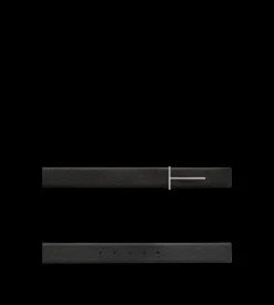 GRAIN LEATHER SLIM T REVERSIBLE BELT