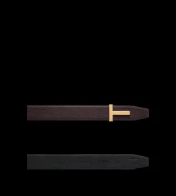 GRAIN LEATHER T ICON BELT