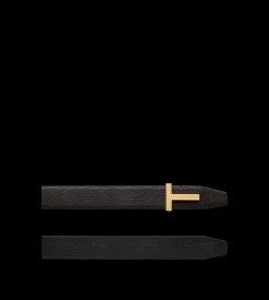 GRAIN LEATHER T ICON BELT