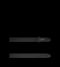 GRAIN LEATHER T ICON BELT