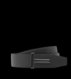 GRAIN LEATHER T ICON BELT