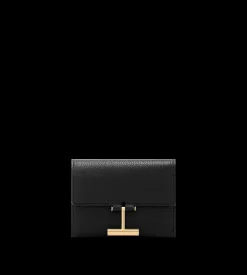 GRAIN LEATHER TARA COMPACT WALLET