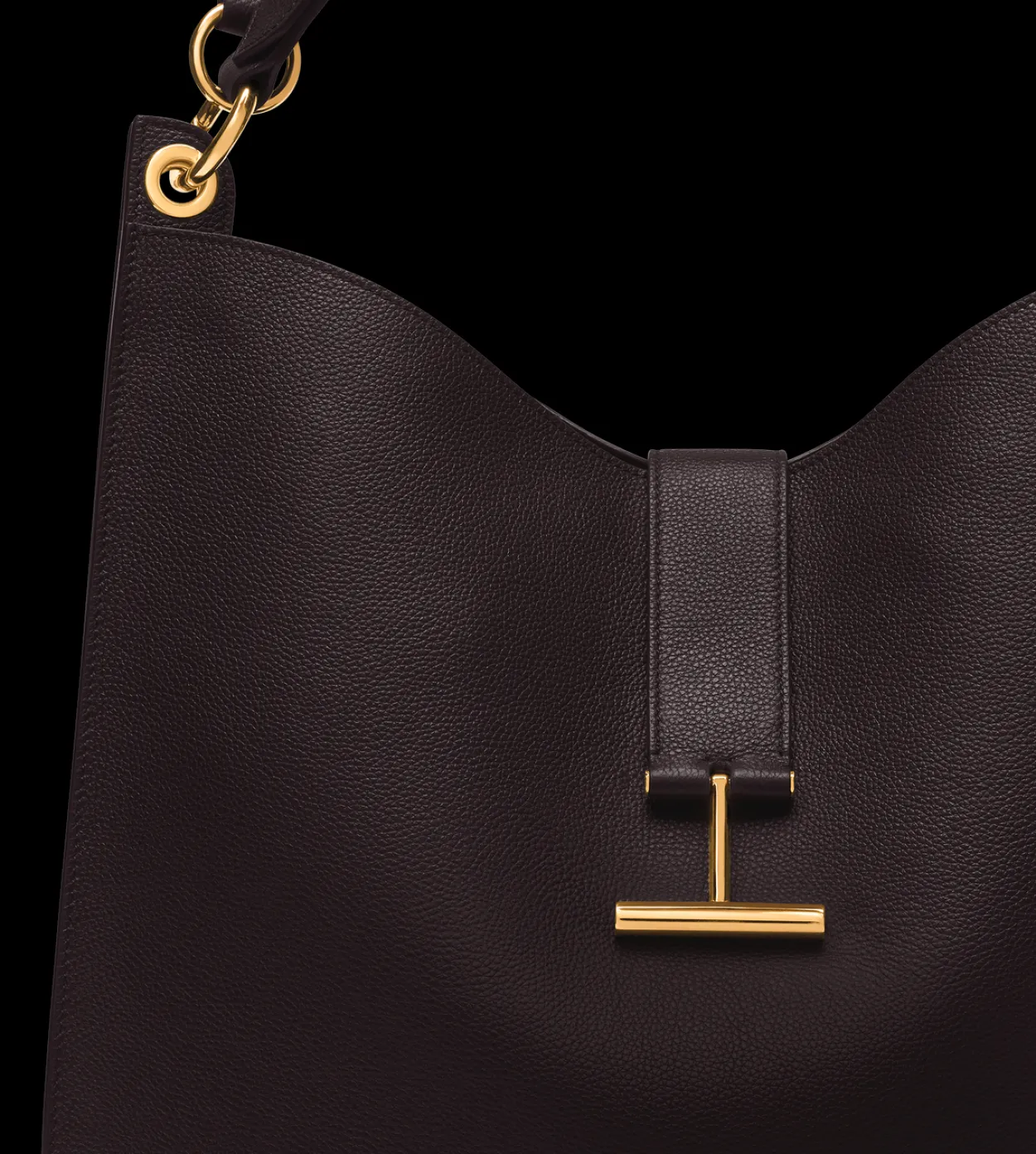 GRAIN LEATHER TARA LARGE CROSSBODY
