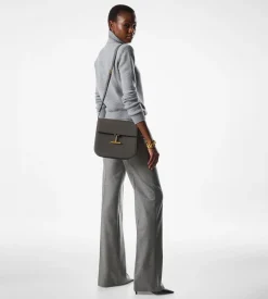 GRAIN LEATHER TARA MEDIUM CROSSBODY