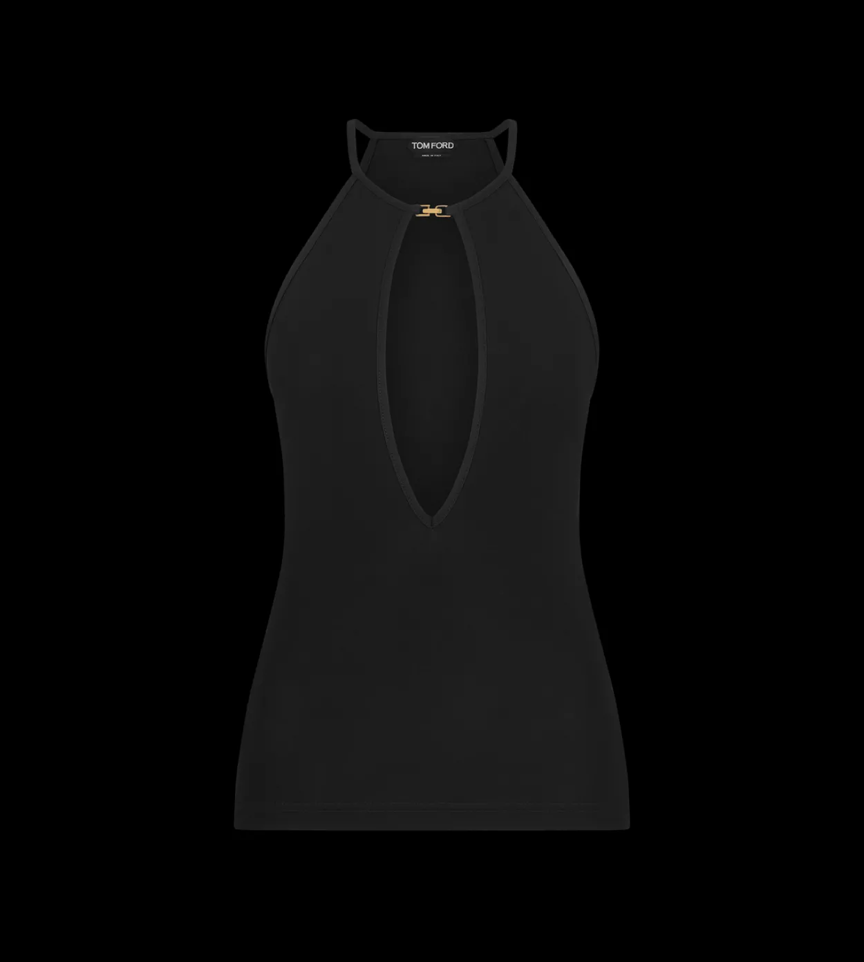 HALTERNECK TOP WITH CUT OUT
