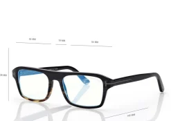 HORN RECTANGULAR BLUE BLOCK OPTICALS