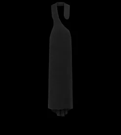 IMPOSSIBLE ASYMMETRIC BACKLESS EVENING DRESS