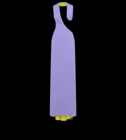 IMPOSSIBLE ASYMMETRIC BACKLESS EVENING DRESS