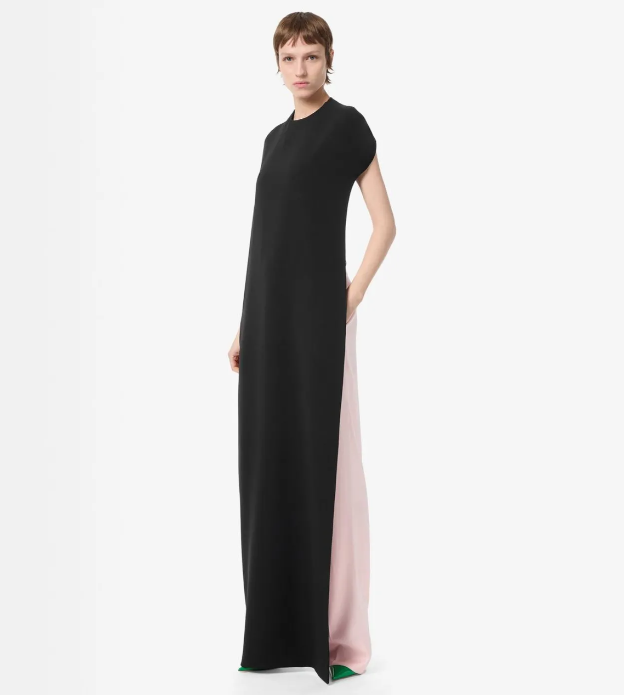 IMPOSSIBLE BACKLESS CAP SLEEVE BIPART JUMPSUIT