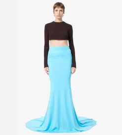 IMPOSSIBLE SKIRT WITH TRAIN