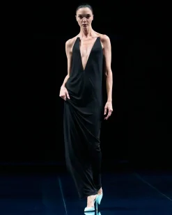 IMPOSSIBLE SUSPENDED EVENING DRESS