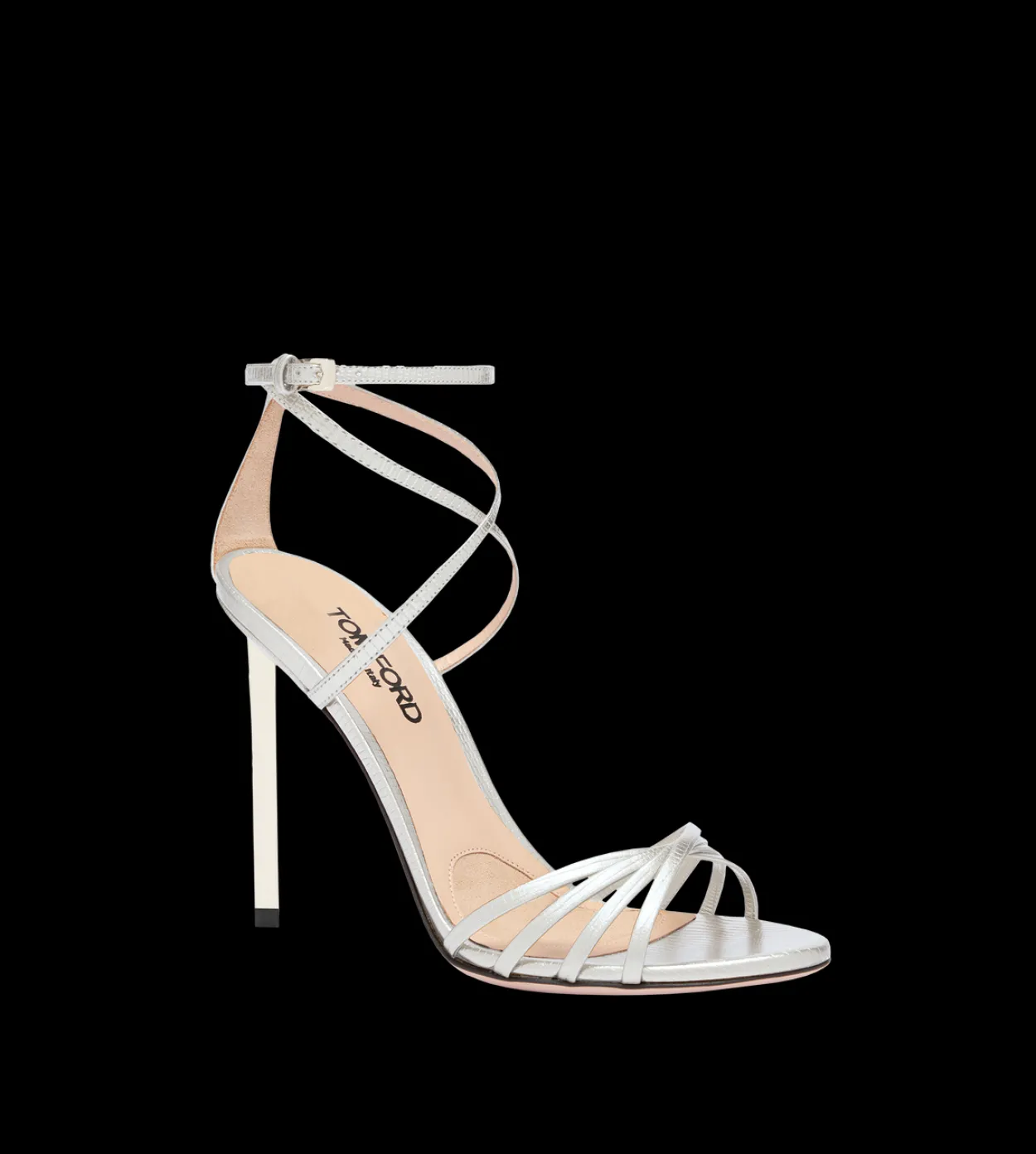 LAMINATED PRINTED LIZARD IDA SANDAL
