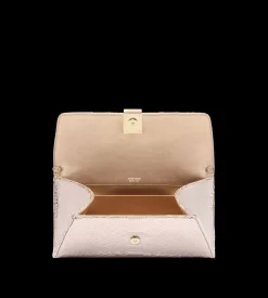 LAMINATED STAMPED PYTHON NOBILE CLUTCH