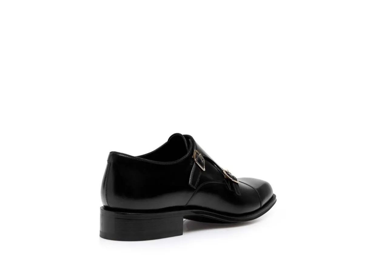 LEATHER CLAYDON MONK STRAP