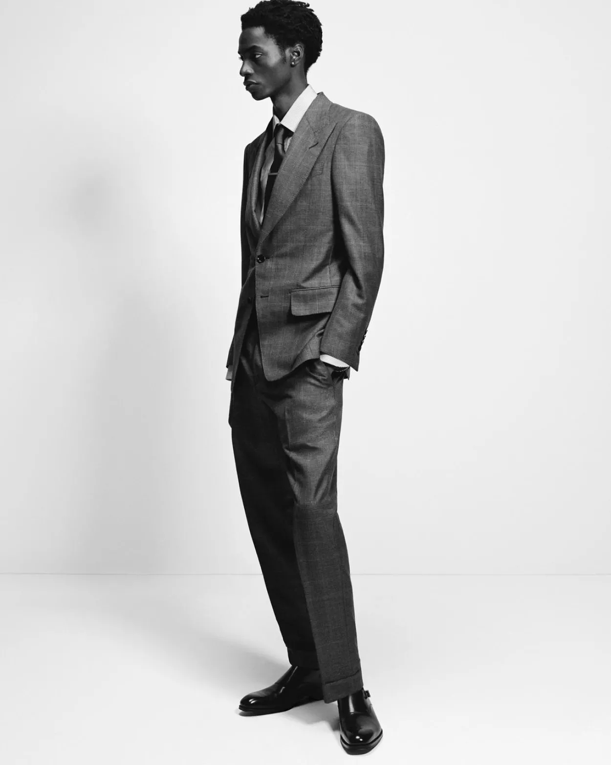 LEATHER EDGAR SINGLE MONK STRAP