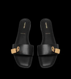 LEATHER PADLOCK SLIDE