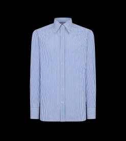 LIGHT BATON STRIPE SLIM FIT SHIRT