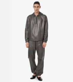 LIGHT NAPPA LEATHER JOGGERS