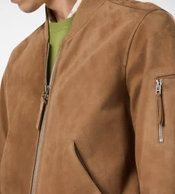 LIGHT SUEDE BOMBER