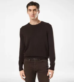 LIGHTWEIGHT COTTON BLEND CREW NECK