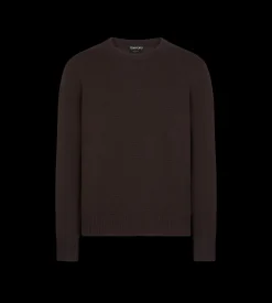 LIGHTWEIGHT COTTON BLEND CREW NECK