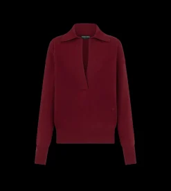 LONG SLEEVE CASHMERE POLO