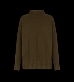 LONG SLEEVE MOCK NECK KNIT