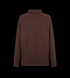 LONG SLEEVE MOCK NECK KNIT