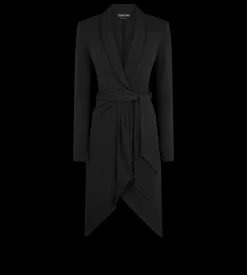 LONG SLEEVE WRAP DRESS