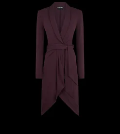 LONG SLEEVE WRAP DRESS