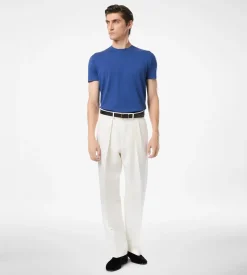 LYOCELL COTTON CREW NECK T-SHIRT